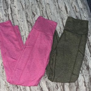 Two aerie lounge leggings.
